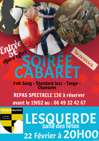 SOIRÉE CABARET - LESQUERDE