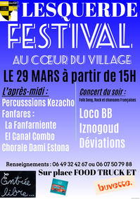 FESTIVAL "AU COEUR DU VILLAGE" - LESQUERDE