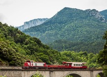 TRAIN DU PAYS CATHARE ET DU FENOUILLEDES - Saint-Paul-de-Fenouillet